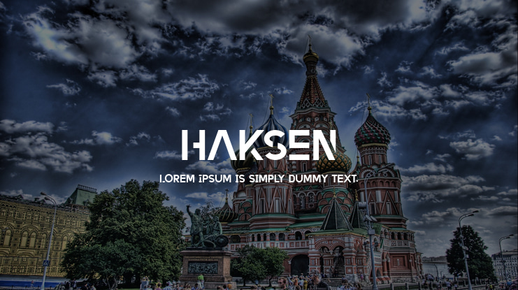 HAKSEN Font