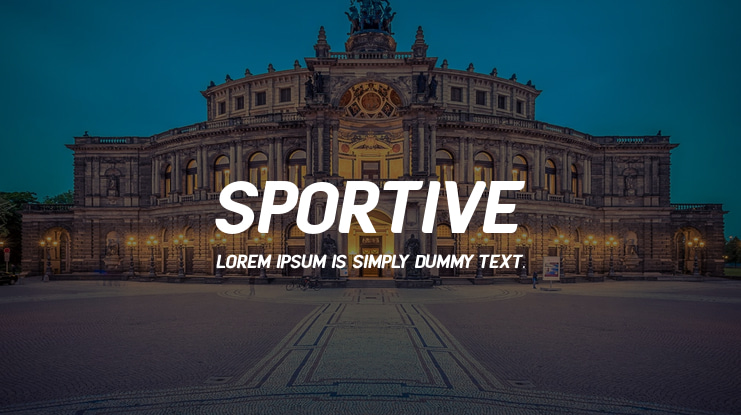 SPORTIVE Font