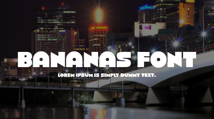 Bananas Font