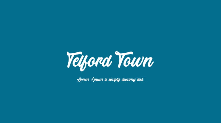 Telford Town Font