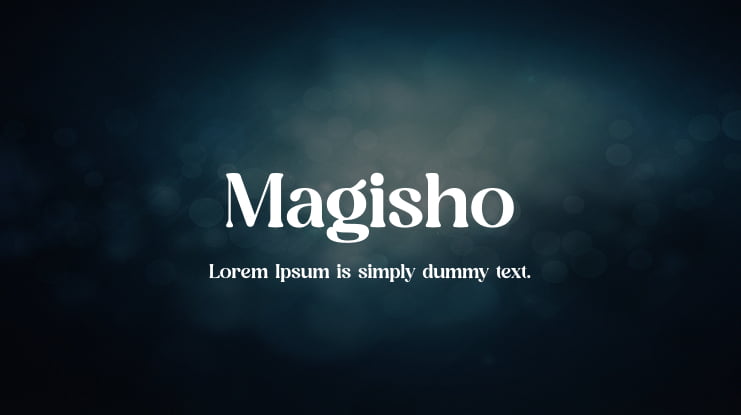 Magisho Font