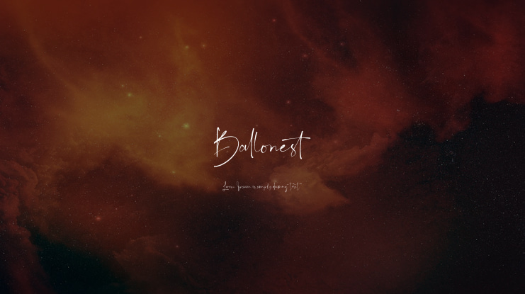 Ballonest Font