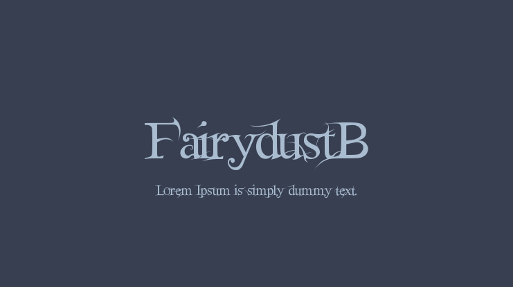 FairydustB Font