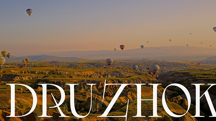 DRUZHOK Font