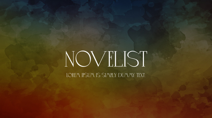 Novelist Font