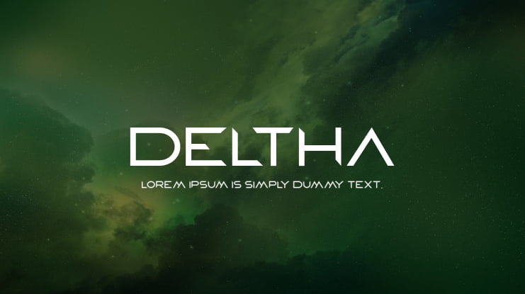 Deltha Font