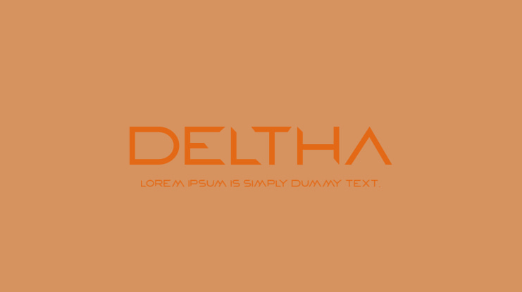 Deltha Font