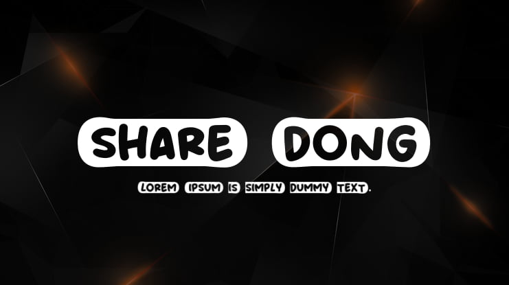 Share Dong Font
