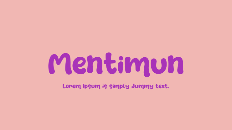 Mentimun Font