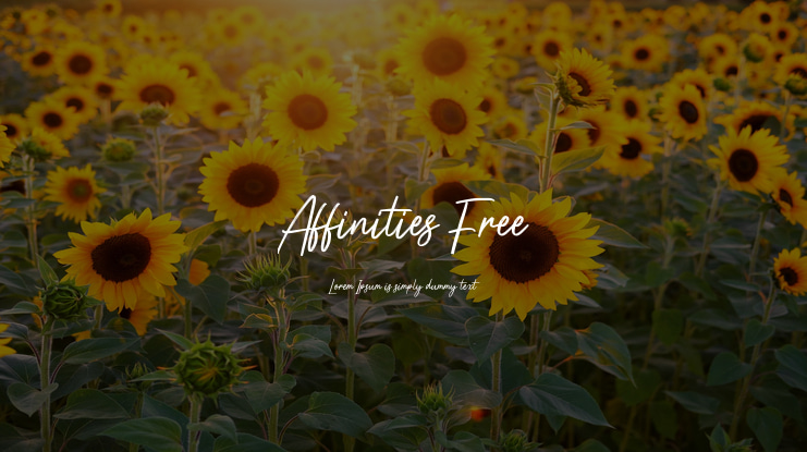 Affinities Free Font