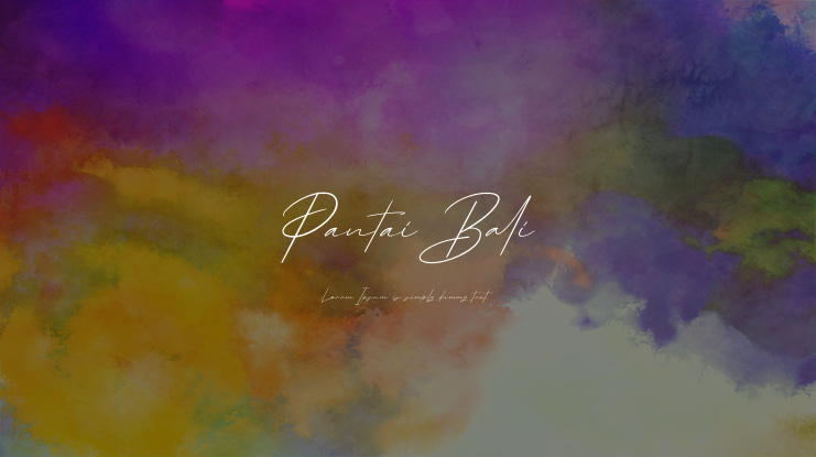 Pantai Bali Font