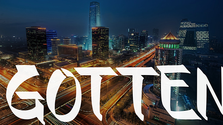 GOTTEN Font