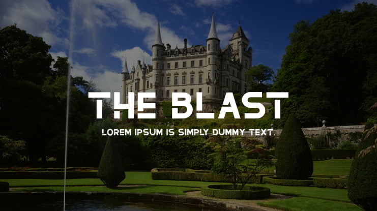 The Blast Font