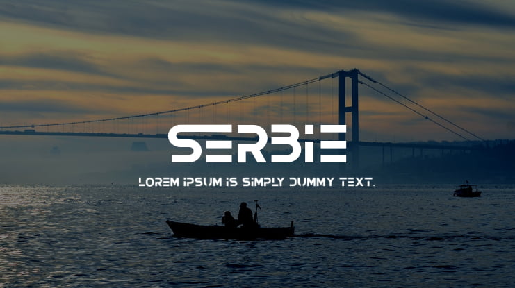 Serbie Font