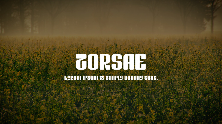 TORSAE Font