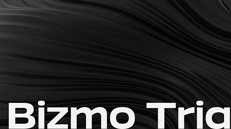 Bizmo Trial Font