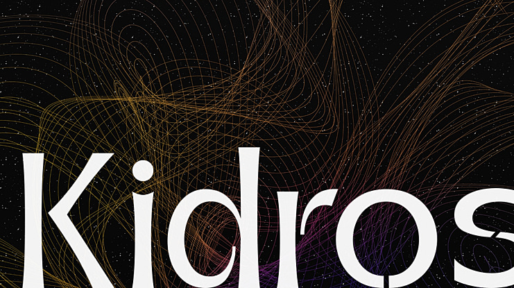 Kidros Font