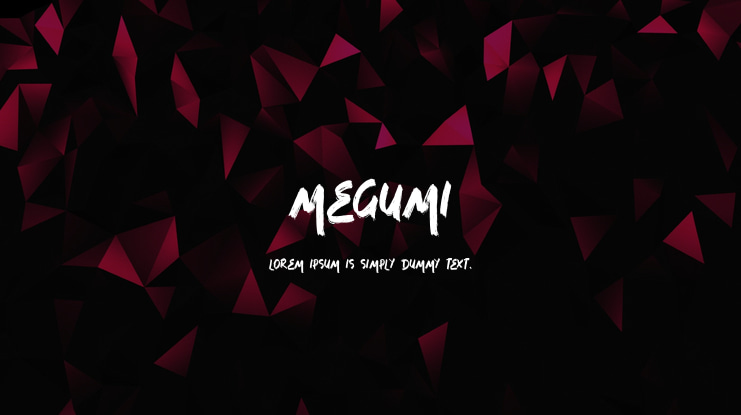 MEGUMI Font