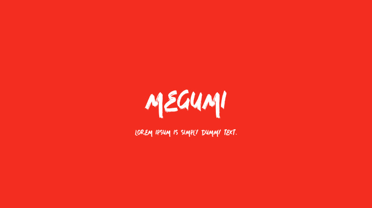 MEGUMI Font