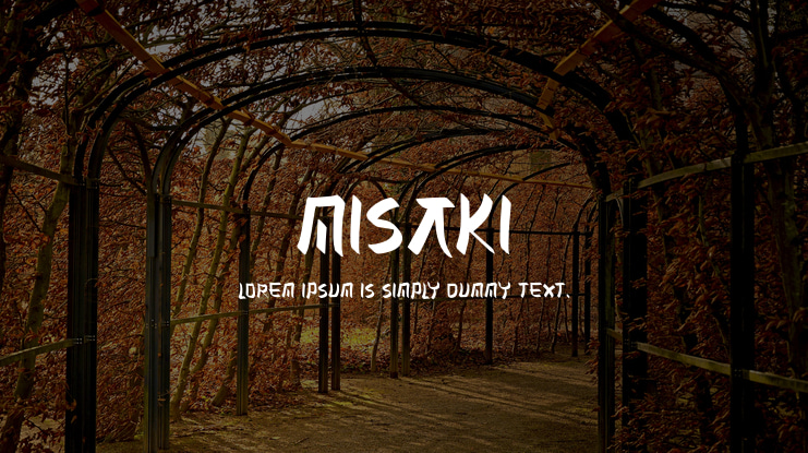 MISAKI Font