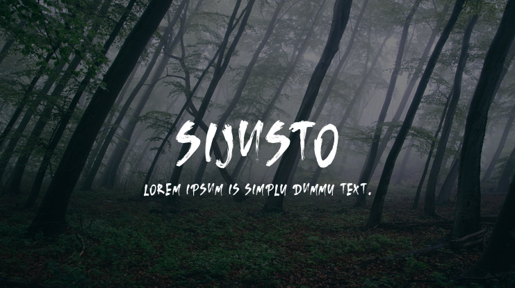 SIJUSTO Font