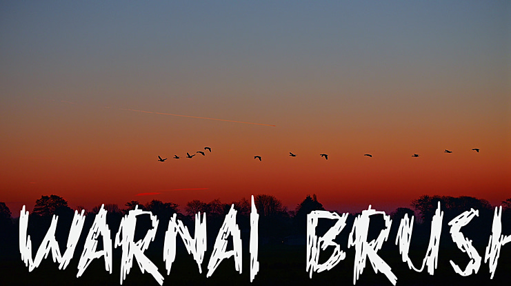 WARNAI BRUSH Font Family