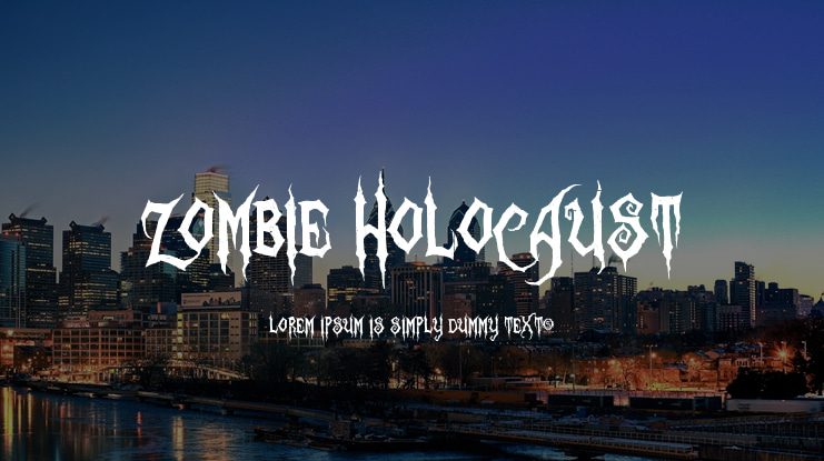 Zombie Holocaust Font