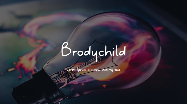 Brodychild Font