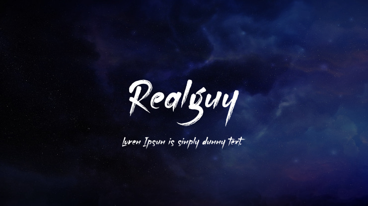 Realguy Font