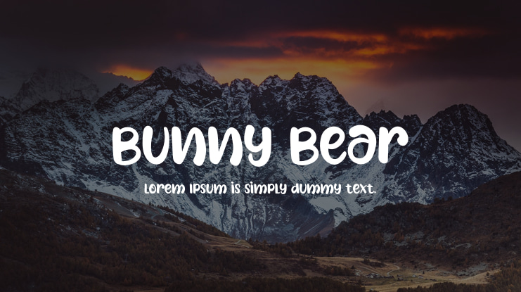 Bunny Bear Font