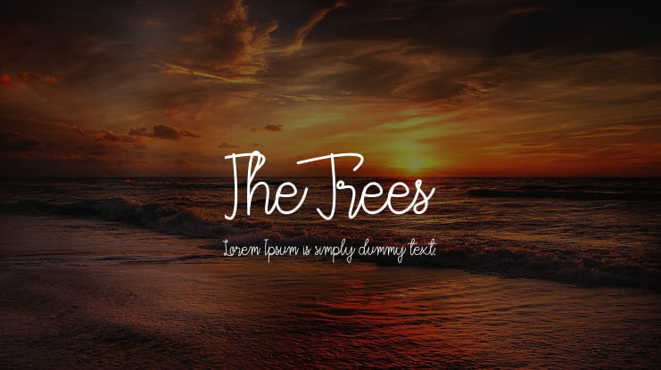 The Trees Font