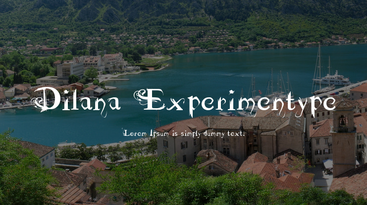 Dilana Experimentype Font