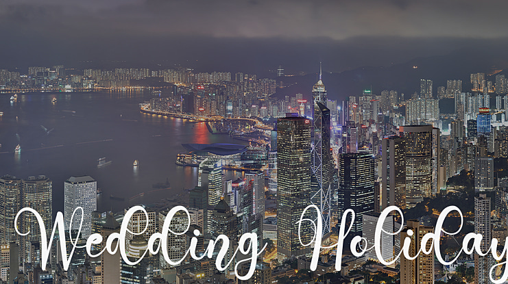 Wedding Holiday Font