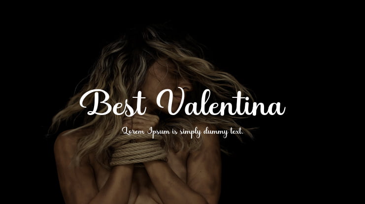 Best Valentina Font
