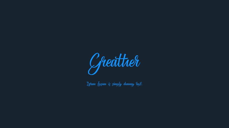 Greather Font
