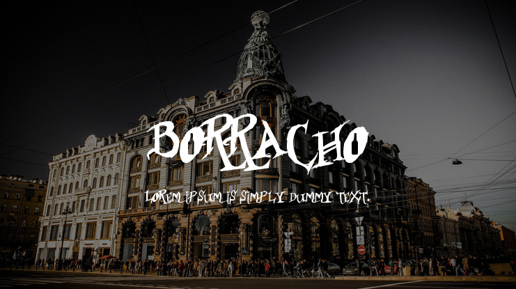 Borracho Font