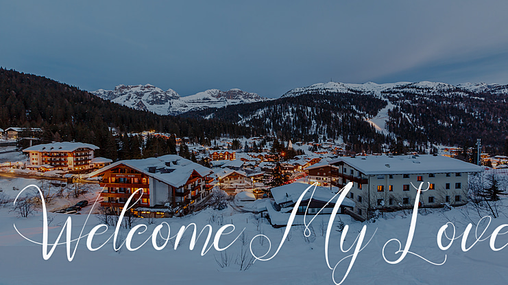Welcome My Love Font