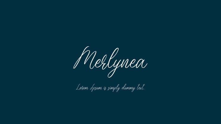 Merlynea Font