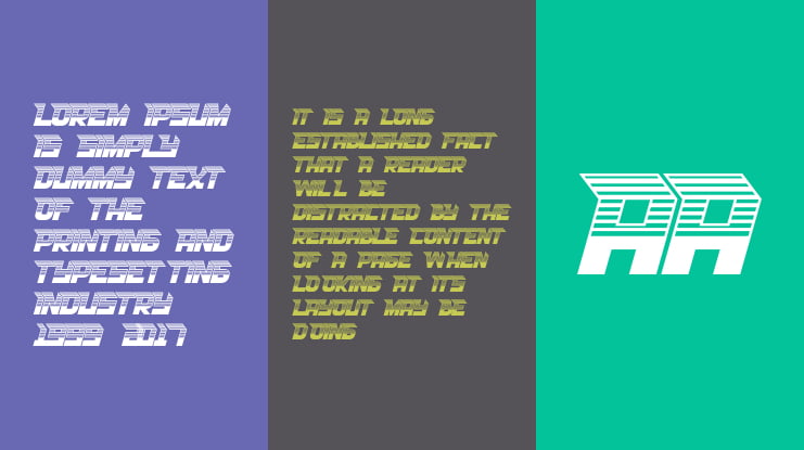 RACE SPACE Font Family