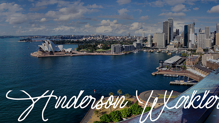 Anderson Wakler Font Family