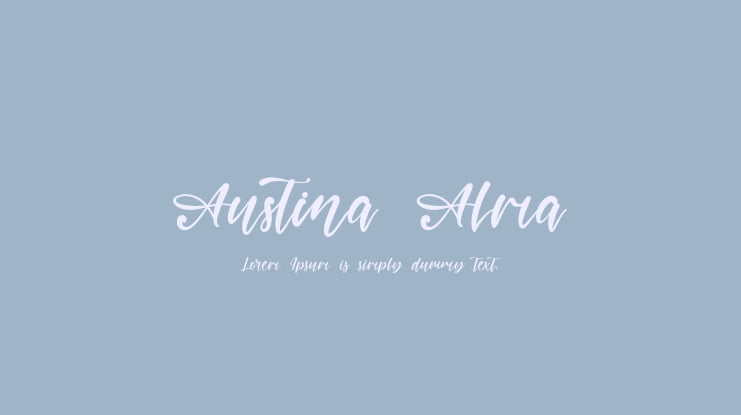Austina Alma Font