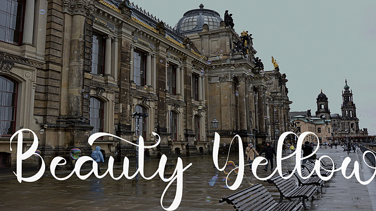 Beauty Yellow Font