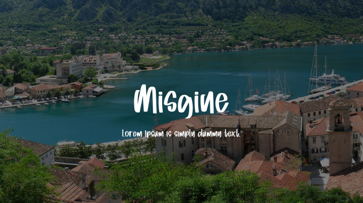 Misgine Font