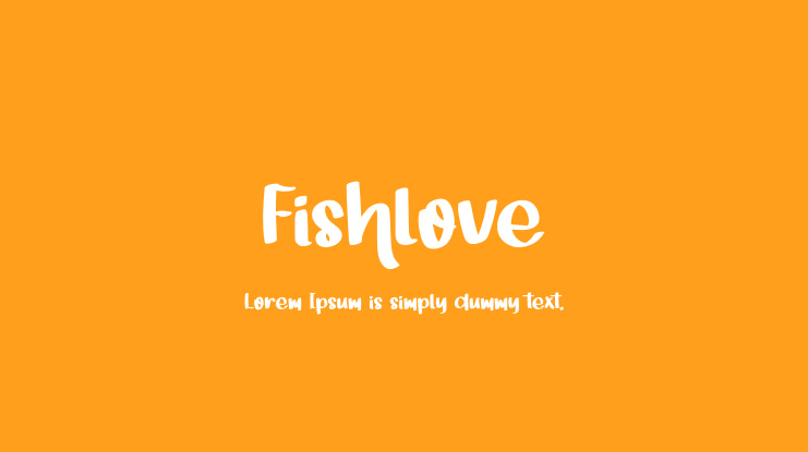 Fishlove Font
