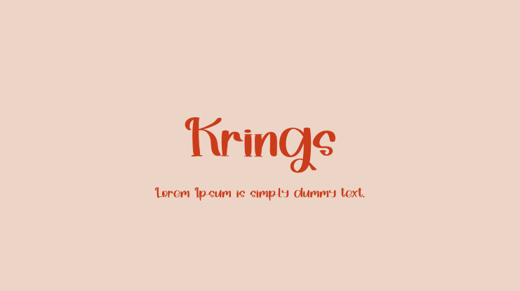 Krings Font