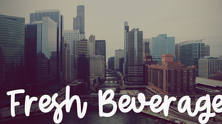 Fresh Beverage Font