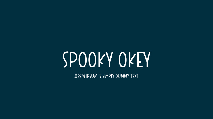 Spooky Okey Font
