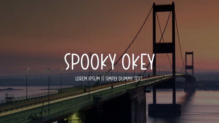 Spooky Okey Font