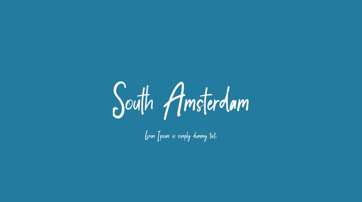 South Amsterdam Font