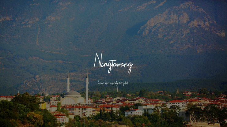 Ningtawang Font